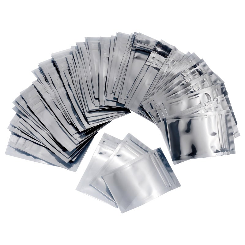Ellbest 200pcs 2.36x3.54 inch Anti Static Bag Antistatic Resealable Bag for SSD HDD and Other Electronic Devices - Image 1